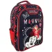 Must: Minnie Mouse tmavomodrá-červená školská taška, batoh 32x18x43cm