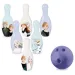 Ľadové kráľovstvo, bowlingová súprava so 6 kolkami - Mondo Toys