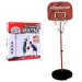 Nastaviteľná basketbalová doska so stojanom a loptou 120-60cm