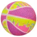 Neónová gumová lopta s basketbalovým vzorom 22 cm vo viacerých verziách
