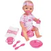 New Born Baby cikajúca bábika s príslušenstvom 43cm - Simba Toys