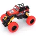 Off-Road naťahovacie červené terénne vozidlo Jeep 1/32