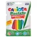 Pastelky žiarivých farieb, okrúhle 12ks - Carioca