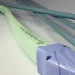 Pastelovozelený a fialový set s lukom a prísavkovými šípmi 83cm