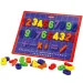 Quercetti: Malá magnetická tabuľa 6 dielny set 29x23cm