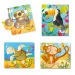 Quercetti: Montessori Giro 4 dielny puzzle set