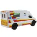 RC Diaľkovo ovládaná biela sanitka so svetelnými efektmi 2,4GHz 1/12  30cm