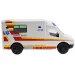 RC Diaľkovo ovládaná biela sanitka so svetelnými efektmi 2,4GHz 1/12  30cm
