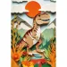 Ríša dinosaurov Dobrodružstvá T-Rexa 160-dielne puzzle - Trefl