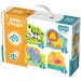 Safari zvieratá baby puzle set - Trefl