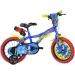 Sonic modro-žltý bicykel vo veľkosti 14