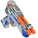 Space Warrior: Elektrická chrómová vesmírna pištoľ so svetlom a zvukom 24cm