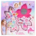 Sparkle &amp; Glitter: trojposchodový  mejkap set v tvare listu so zrkadlom