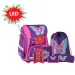 Spirit: Butterfly 3D školská taška s LED, batoh 5 dielny set