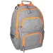 Spirit: E-Bag sivá a oranžová zaoblená školská taška, batoh