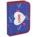 Spirit: Love Heart modro-ružobý vyklápací plnený peračník 24-dielny set