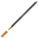 Stabilo: Pen 68 1,4mm popisovač metalickej medenej farby