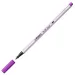 Stabilo: Pen 68 brush fixka vo fialovej farbe