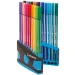 Stabilo: Pen 68 ColorParade 20 dielny set v otvárateľnom svetlo-modrom zásobníku