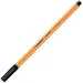 Stabilo: Point 88 liner v čiernej farbe 0,4mm