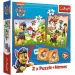 Tlapková Patrola 2v1 puzzle a pexeso - Trefl