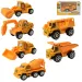TruckMan: Stavebný kamión v rôznych variantoch 6,5cm 1ks