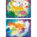 Vtipné dinosaury Supercolor 2v1 puzzle 2x60ks - Clementoni